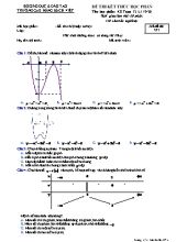 Đề thi kết thúc học phần môn KS Toán 12 - Mã đề 271 - Năm học 2019-2020 - Cao đẳng Bách Việt